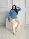 Класичний жіночий светр. Колір: Джинс 4440 фото 7