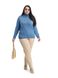Класичний жіночий светр. Колір: Джинс 4440 фото 5