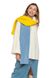 М'який жіночий шарф. Колір: Жовто-блакитний  833 фото 4