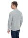 Чоловічий светр з блискавкою на комірі. Колір: Світло сірий 304 фото 5