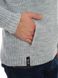 Чоловічий светр з блискавкою на комірі. Колір: Світло сірий 304 фото 7