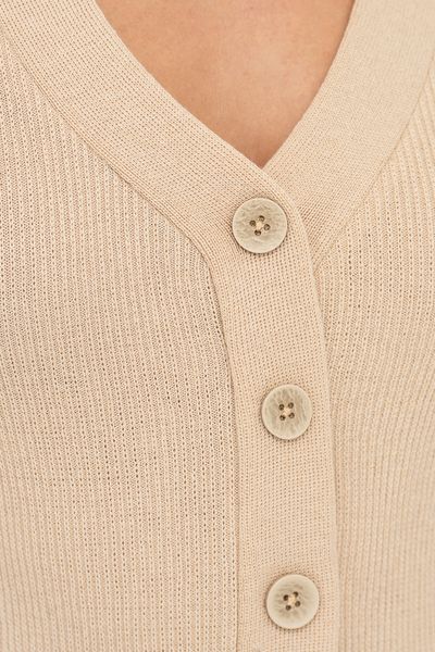 Тонкая блуза с коротким рукавом. Цвет: Бежевый 507 фото