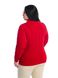 Женский мягкий свитер с воротником стойкой. Цвет: Красный 4414 фото 5