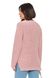 Жіночий бавовняний светр з V-подібним коміром. Колір: Пудра 538 фото 7