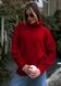 Свободный женский свитер. Цвет: Красный 435 фото 2