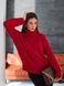 Свободный женский свитер. Цвет: Красный 435 фото 11