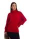 Свободный женский свитер. Цвет: Красный 435 фото 3