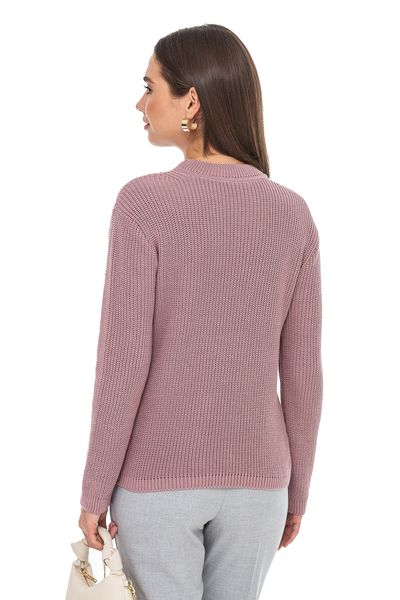 Хлопковый женский свитер. Цвет: Пудра 402 фото