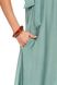 Light elegant dress with creative straps. Color: Turquoise