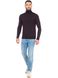 Men's wool turtleneck with elastane. Color: Burgundy