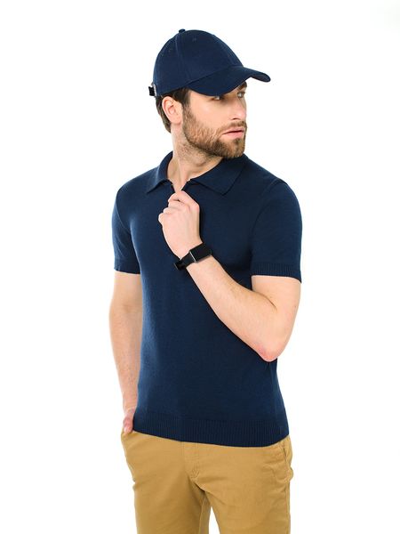 Short sleeve «polo». Color: Dark blue