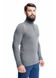 Men's elastic zip-up sweater. Color: Gray