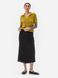 Women's knitted polo jumper. Mustard