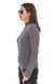Жіночий м'який светр з коміром стійка. Колір: Сірий 414 фото 7
