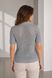 Lacy cardigan made of Italian cotton. Gray 42-44