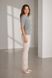 Lacy cardigan made of Italian cotton. Gray 42-44