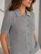 Lacy cardigan made of Italian cotton. Gray 42-44