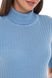 Turtleneck "American". Color: Light blue