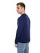 Warm jumper with elbow pads. Color: Dark blue