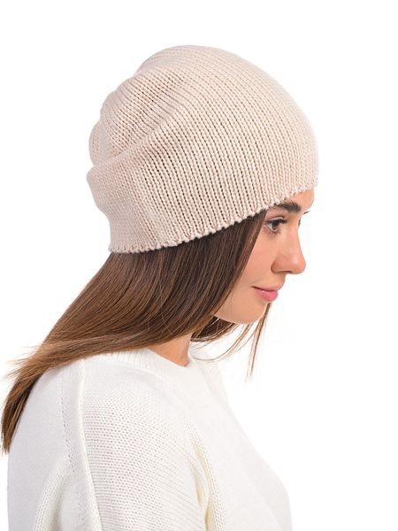 Women's set hat and scarf. Color: Powder