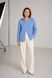 Cotton cardigan with a hood. Light blue 42-46