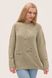 Women's eco-sweater with holes. Color: Olive