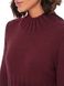 Women's jumper with a high elastic band. Color: Burgundy