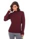 Women's jumper with a high elastic band. Color: Burgundy