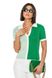 Women's thin colored polo. Color: Green