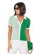 Women's thin colored polo. Color: Green