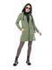 Sports knit cardigan. Color: Green