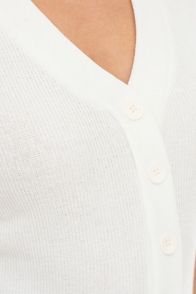 Тонка блуза з коротким рукавом: Колір: Молоко 507 фото