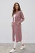 Long classic women&rsquo;s cardigan. Dark powder 42-46