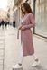 Long classic women&rsquo;s cardigan. Dark powder 42-46