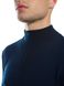 High collar zip jumper. Color: Dark blue