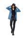 Cropped knit cardigan. Color: Jeans