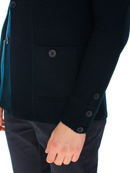 Knitted jacket. Color: Dark blue