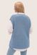 Long women's eco-vest. Color: Light blue