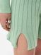 Women's cotton shorts. Pistachio