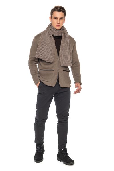 Woolen male set. Color: Cappuccino