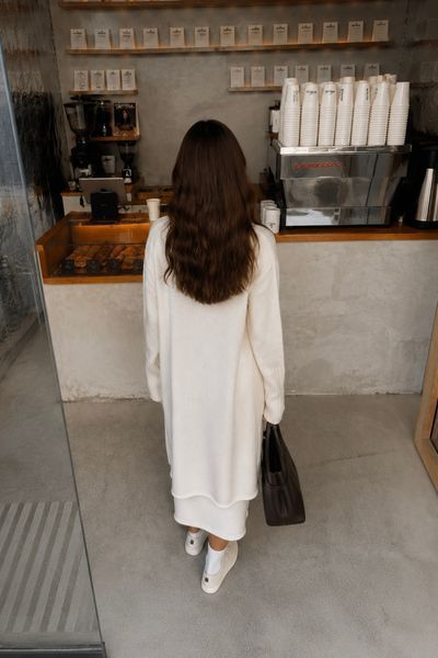 Riviera Cardigan. Milk 42-46