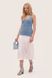 Women's long knitted eco-top