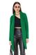 Women's long cardigan. Color: Green