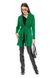 Women's long cardigan. Color: Green