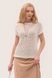 Women's fishnet sleeveless eco-jumper. Color: Milk