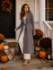 &ldquo;Midi&rdquo; cardigan. Gray 42-46