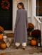 &ldquo;Midi&rdquo; cardigan. Gray 42-46