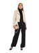 Warm and soft women's turtleneck with elastane. Color: Black