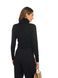 Warm and soft women's turtleneck with elastane. Color: Black