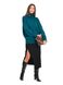 Вільний жіночий светр. Колір: Морська хвиля 435 фото 8